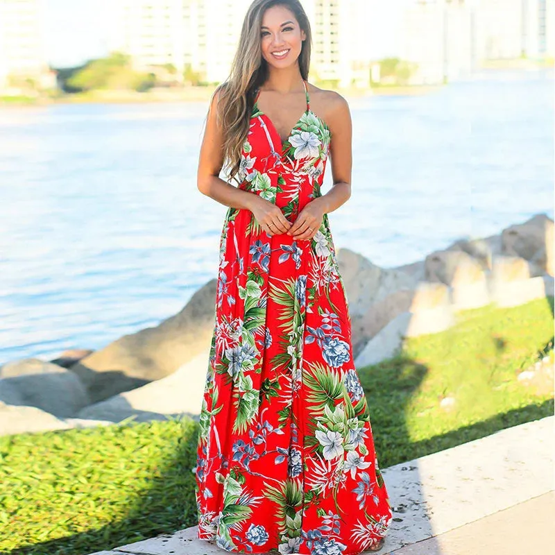 Women's Floral Long Sundress