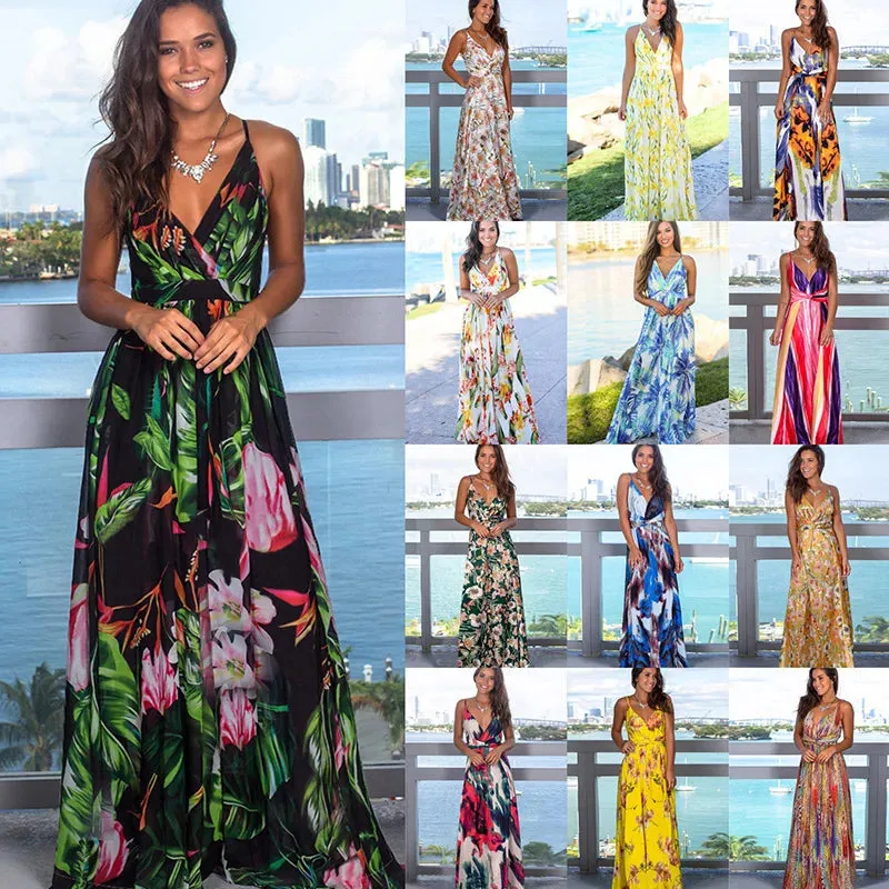 Women's Floral Long Sundress