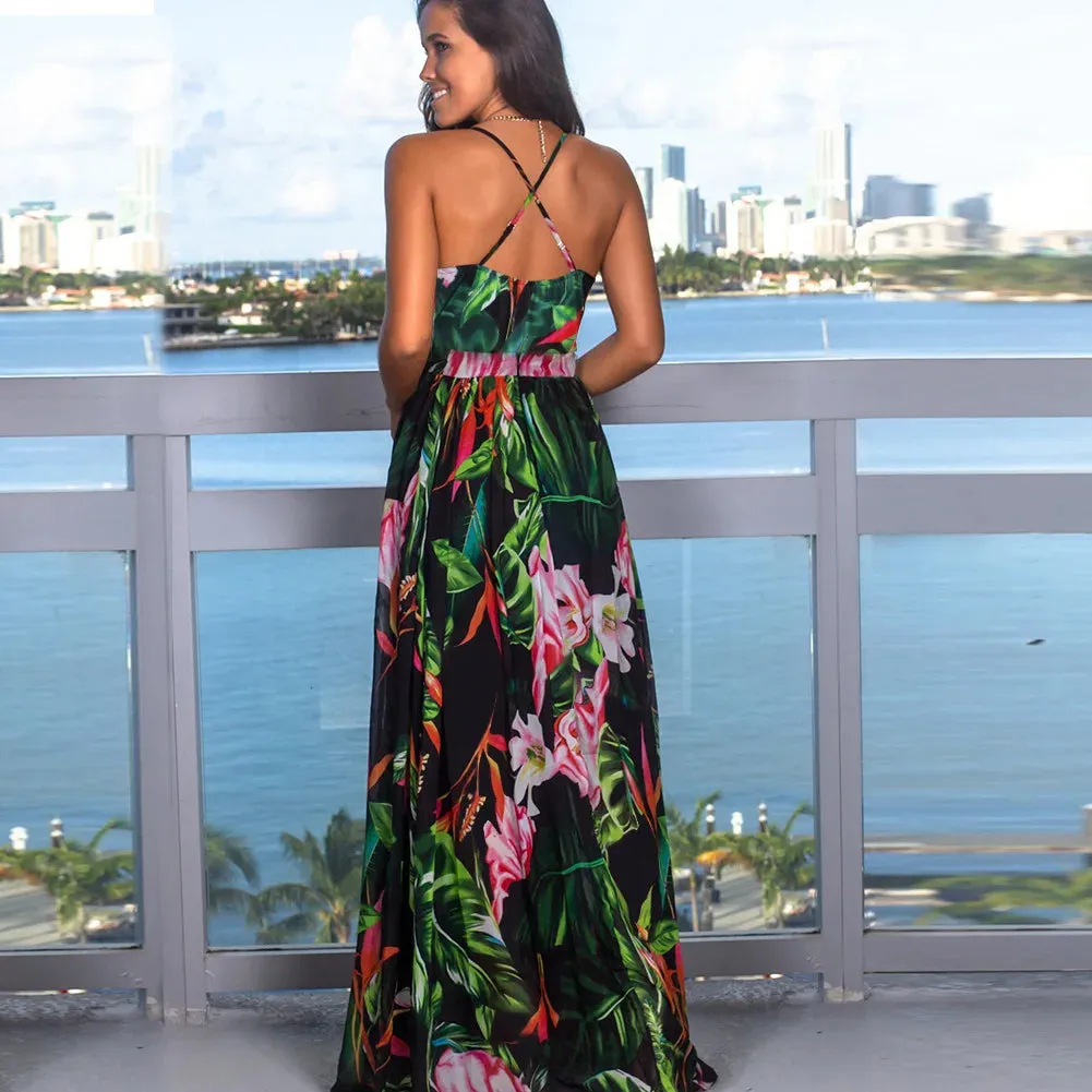 Women's Floral Long Sundress