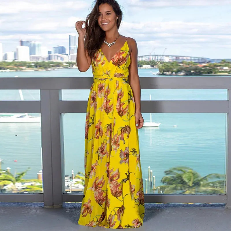 Women's Floral Long Sundress