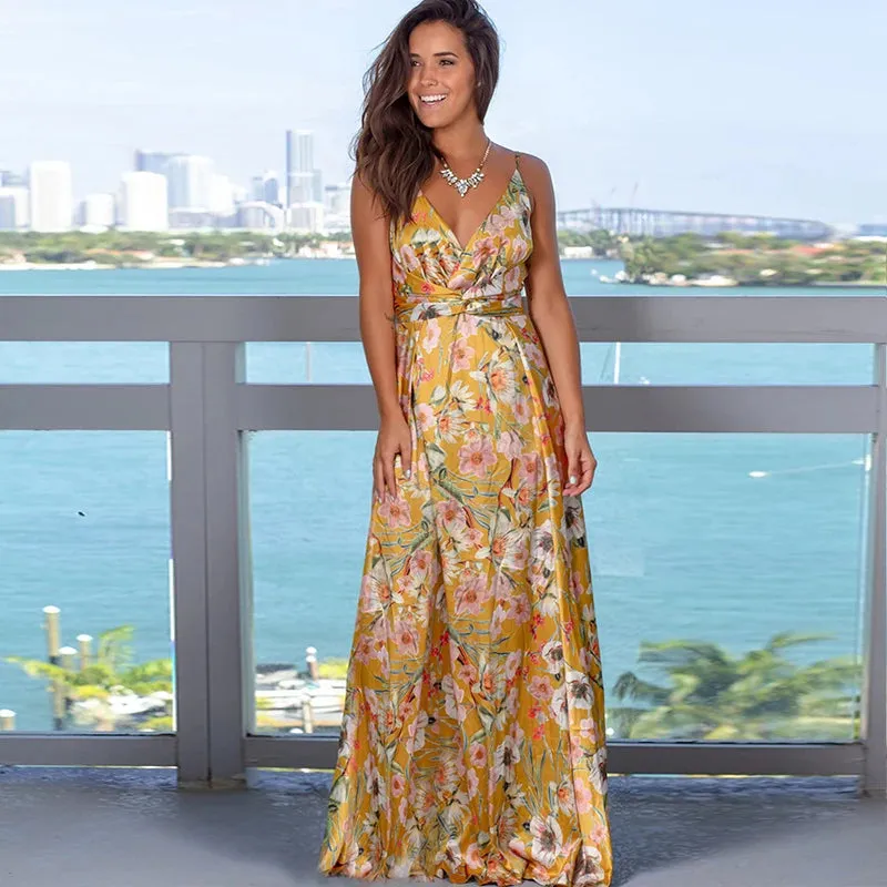 Women's Floral Long Sundress
