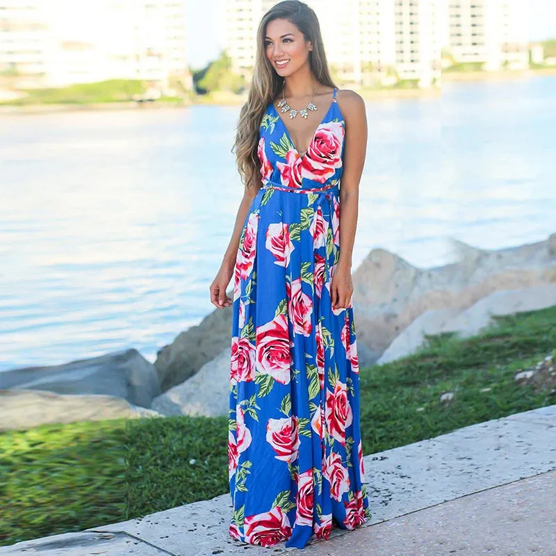 Women's Floral Long Sundress
