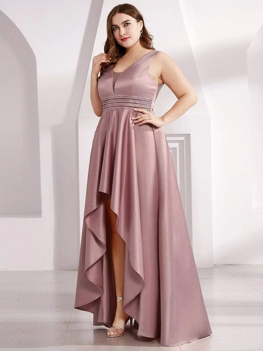Women's Plus Size Asymmetric High Low Cocktail Party Dresses