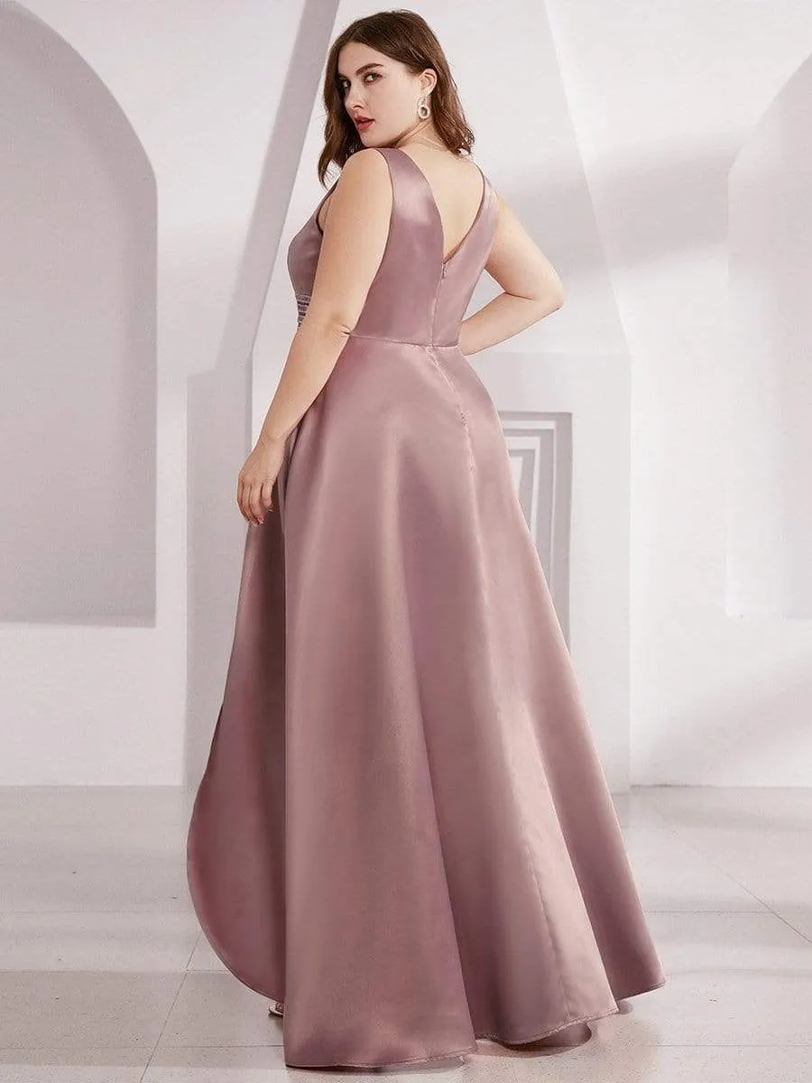 Women's Plus Size Asymmetric High Low Cocktail Party Dresses