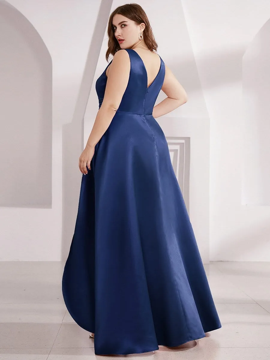 Women's Plus Size Asymmetric High Low Cocktail Party Dresses