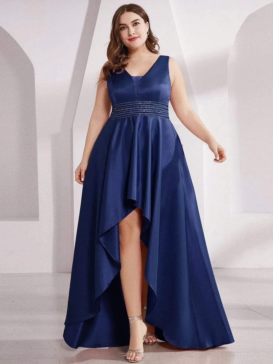 Women's Plus Size Asymmetric High Low Cocktail Party Dresses