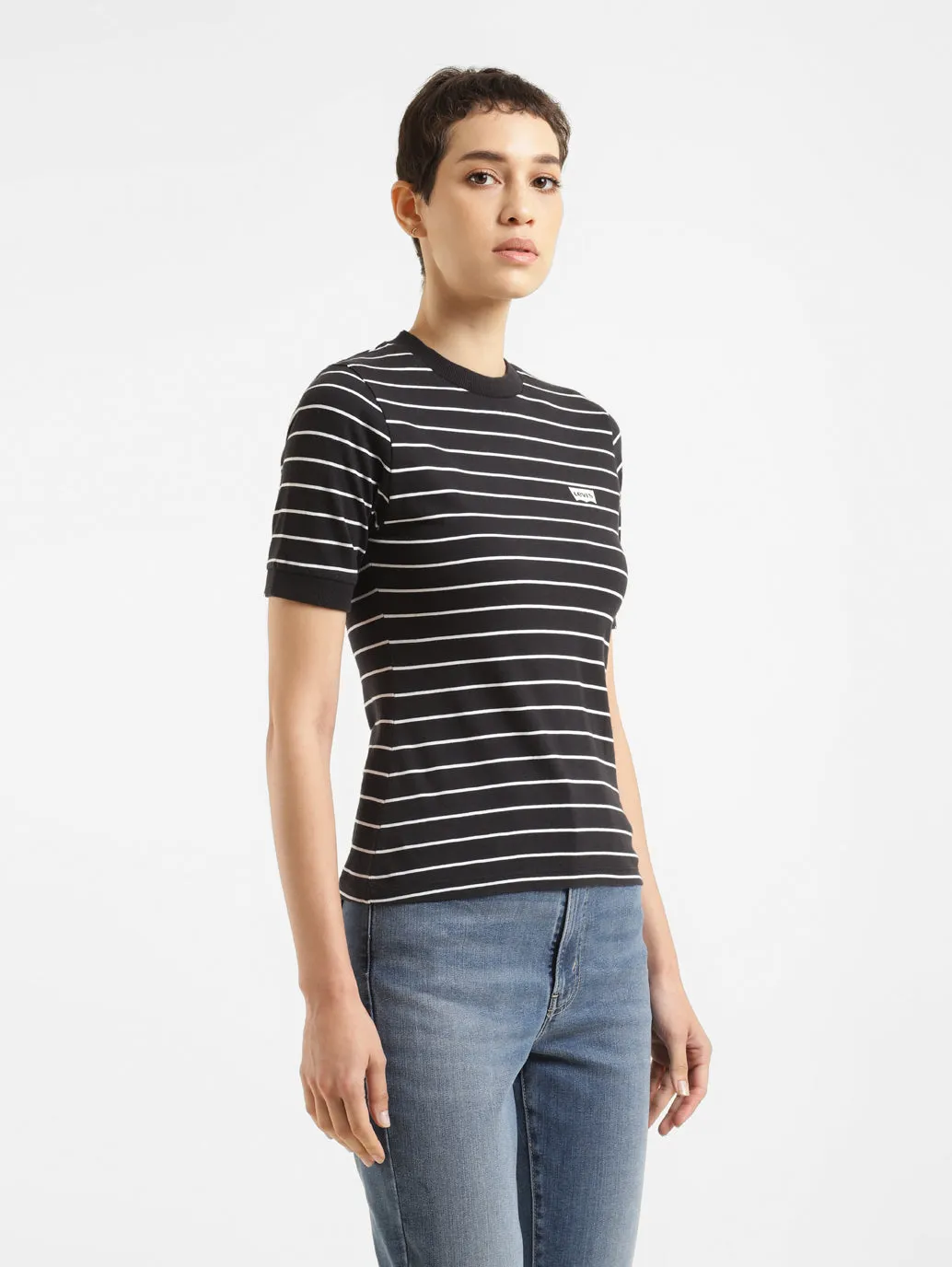 Women's Striped Slim Fit T-shirt