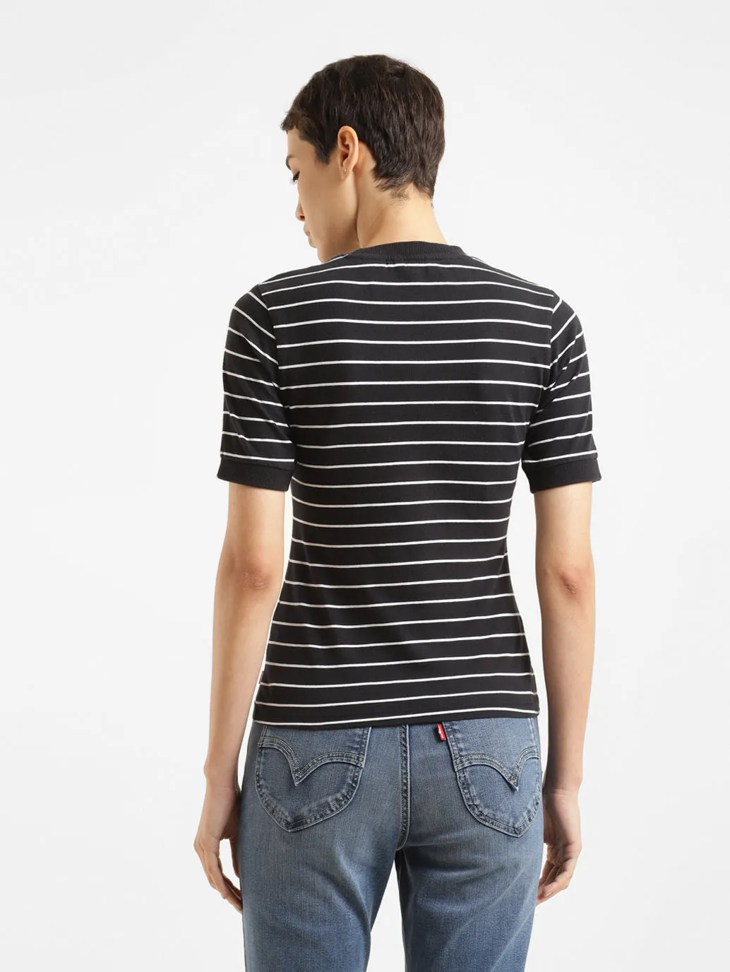 Women's Striped Slim Fit T-shirt