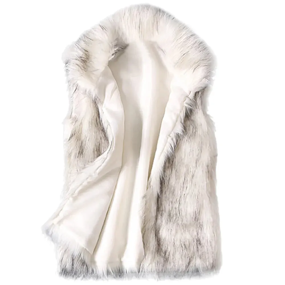 Women’s Wool Vest Cardigan – Sleeveless Faux Wool Jacket for Casual Daily Wear, Winter Jackets, Stylish Chaquetas de Señora