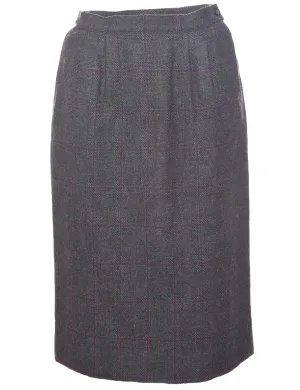 Wool Pendleton Pencil Skirt - S