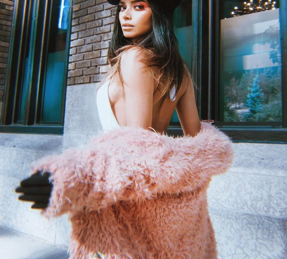 xakxx Winter Mongolia Sheep Fur Coat Women Warm Faux Fur Coats Fluffy Furry Wool Jacket Sexy Outerwear Ladies Fur Overcoat Outerwear