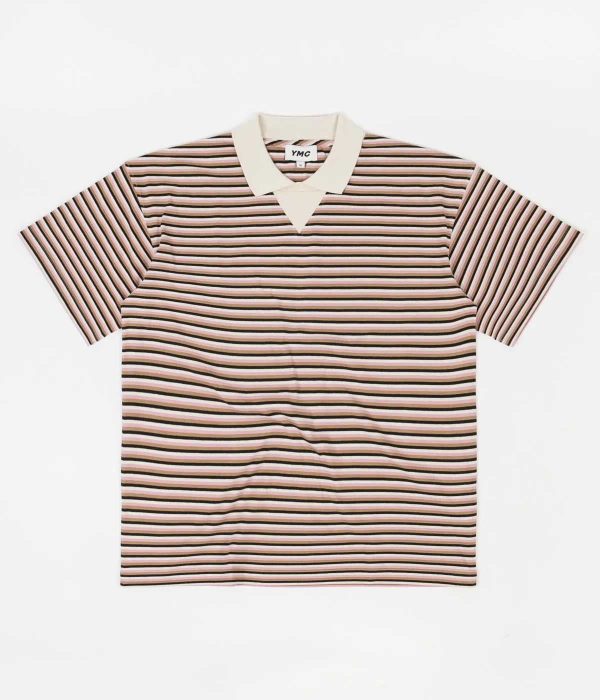 YMC Frat Polo T-Shirt - Multi